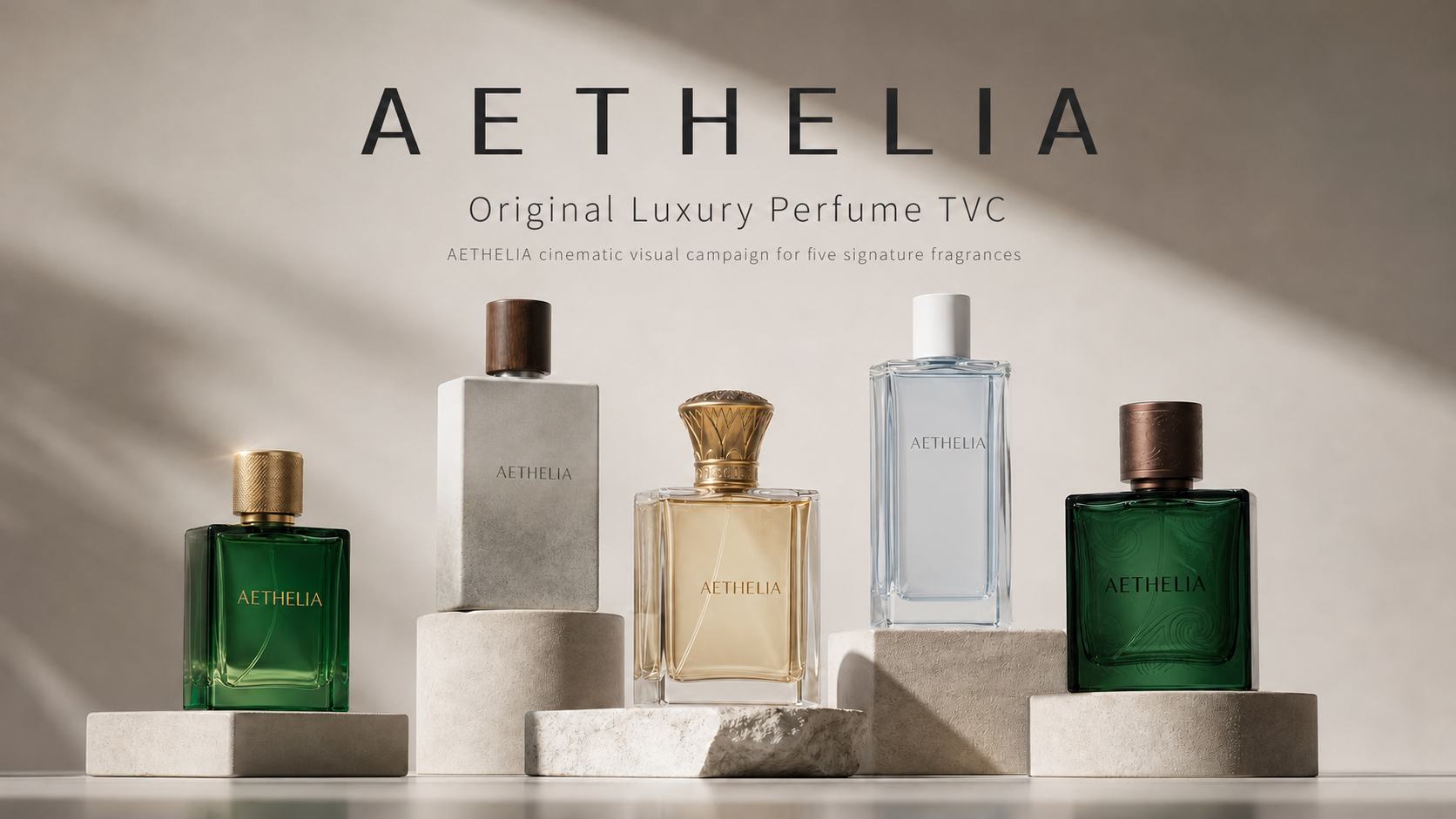 Original high-end perfume advertising TVC|AETHELIA five perfumes movie-level visual blockbuster - copy