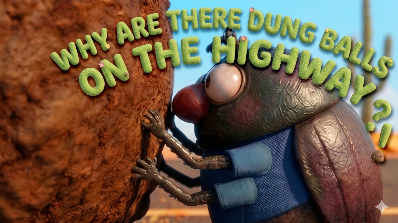 Why Are There Dung Balls on the Road?!