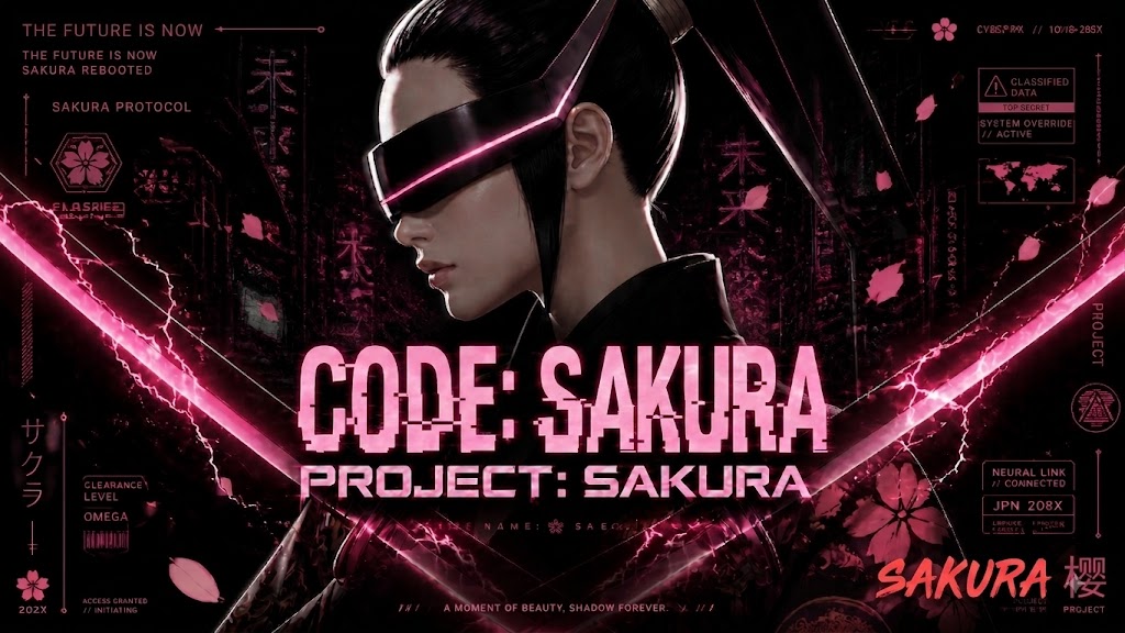 Funds are burning! High energy throughout! Original Oriental Cyber ​​AI short film "Codename: Sakura"