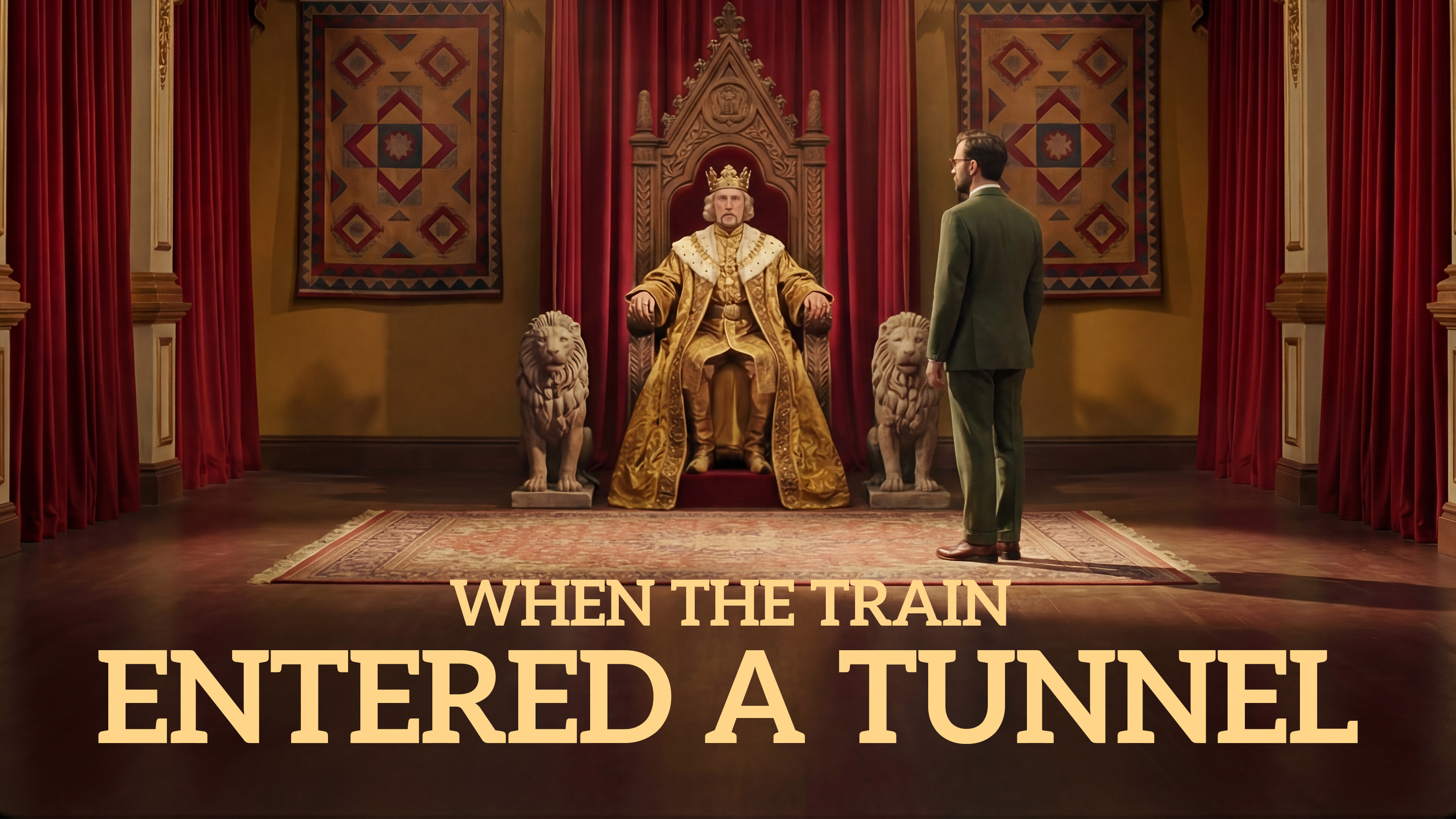 When the train enters the cave