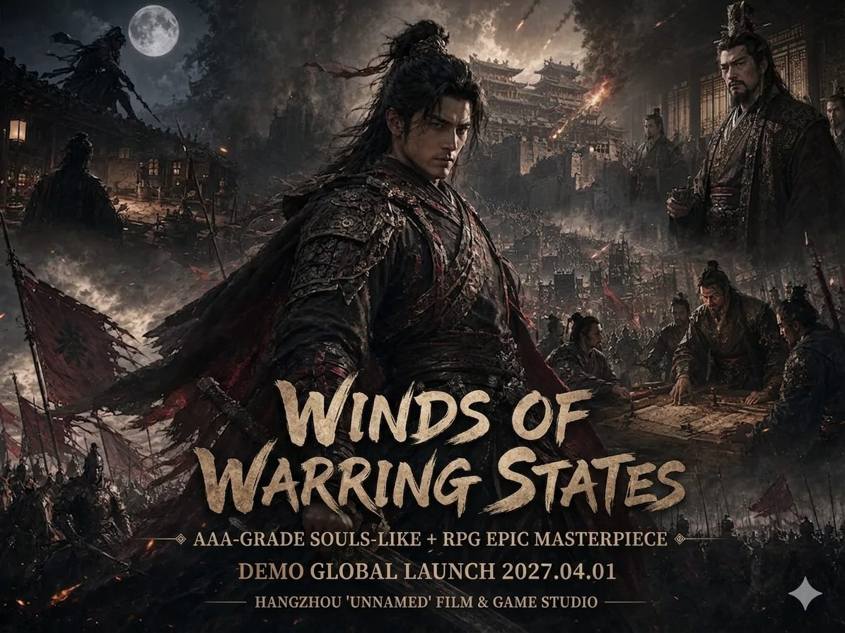 Warring States Epic — Ji Xuance Game Trailer Canvas