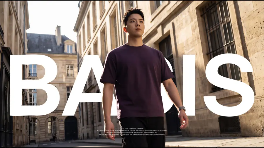 Fashion T-Shirt Commercial — Multi-SKU Color Variants