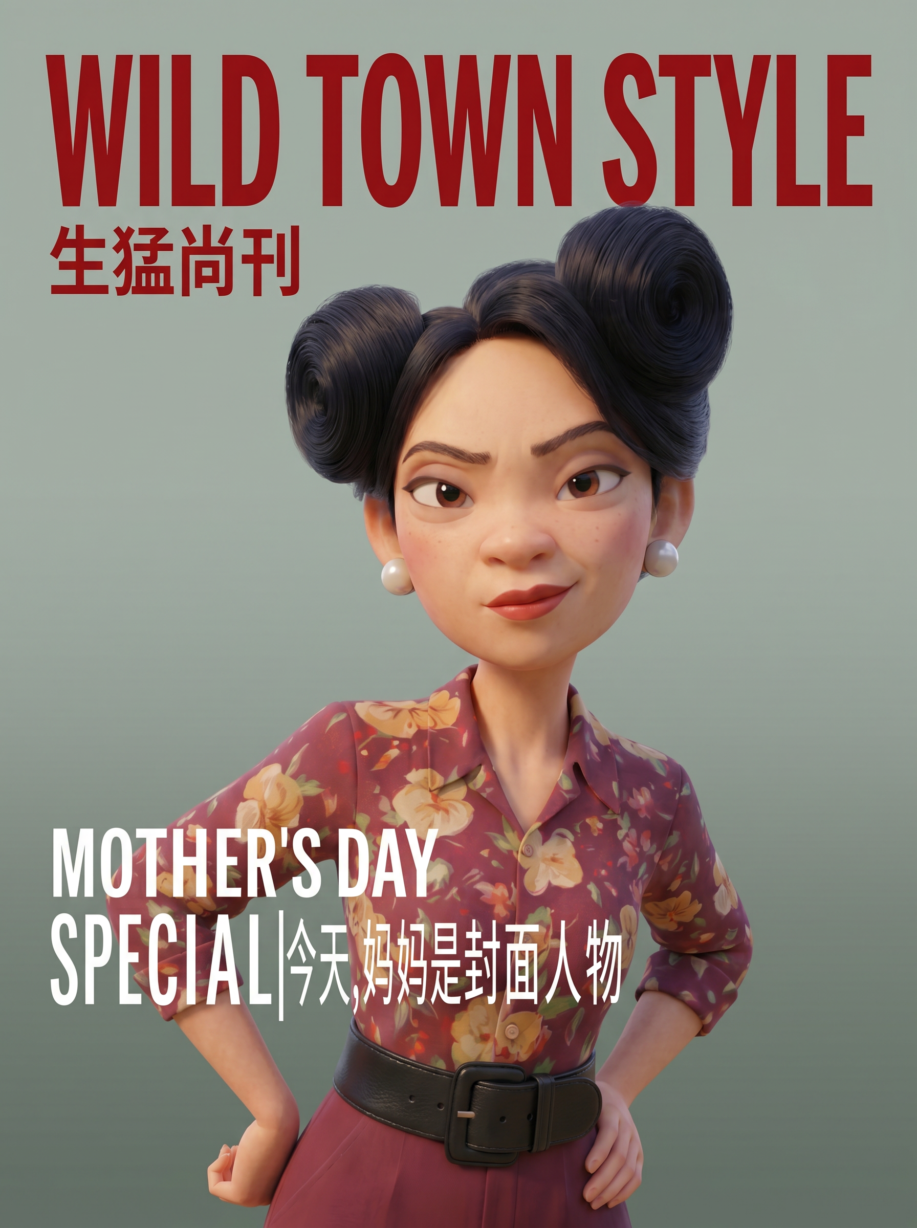 Today, my mother is on the cover