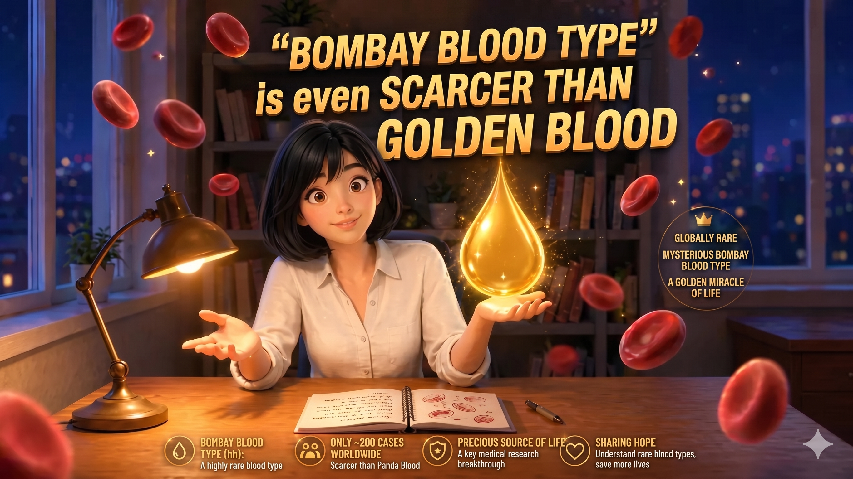 Bombay Blood Type: Golden Blood Rare Than "Panda Blood" 